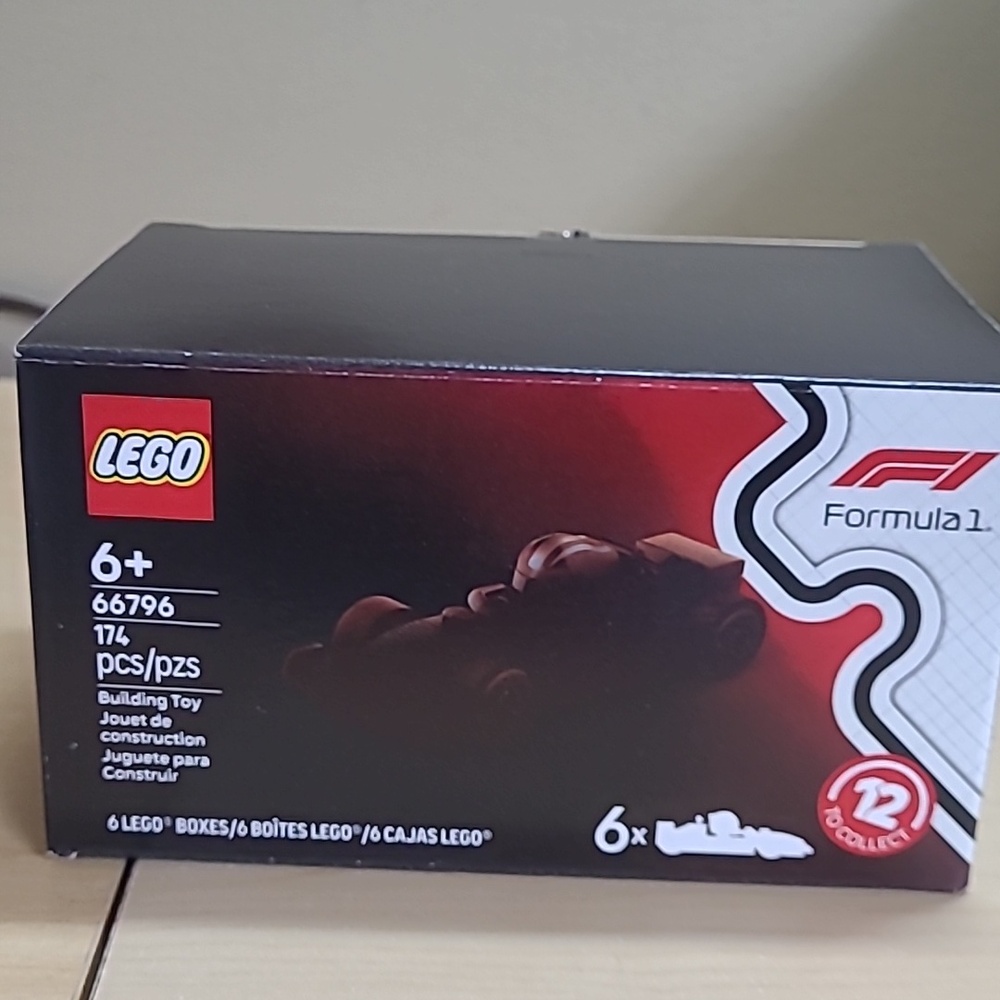 Lego Formula 1 Collectible Cars Ferrari, Alpine, Williams,RB20, F1, F1Academy 6+